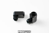 PROSPEED Billet Snap-in -10AN Valve Cover Adapters (pair)