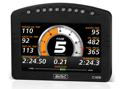 C125 5" COLOR DISPLAY W/USB